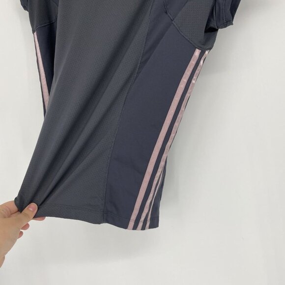 Adidas Clima365 charcoal pink Core  performance tee - Picture 5 of 13